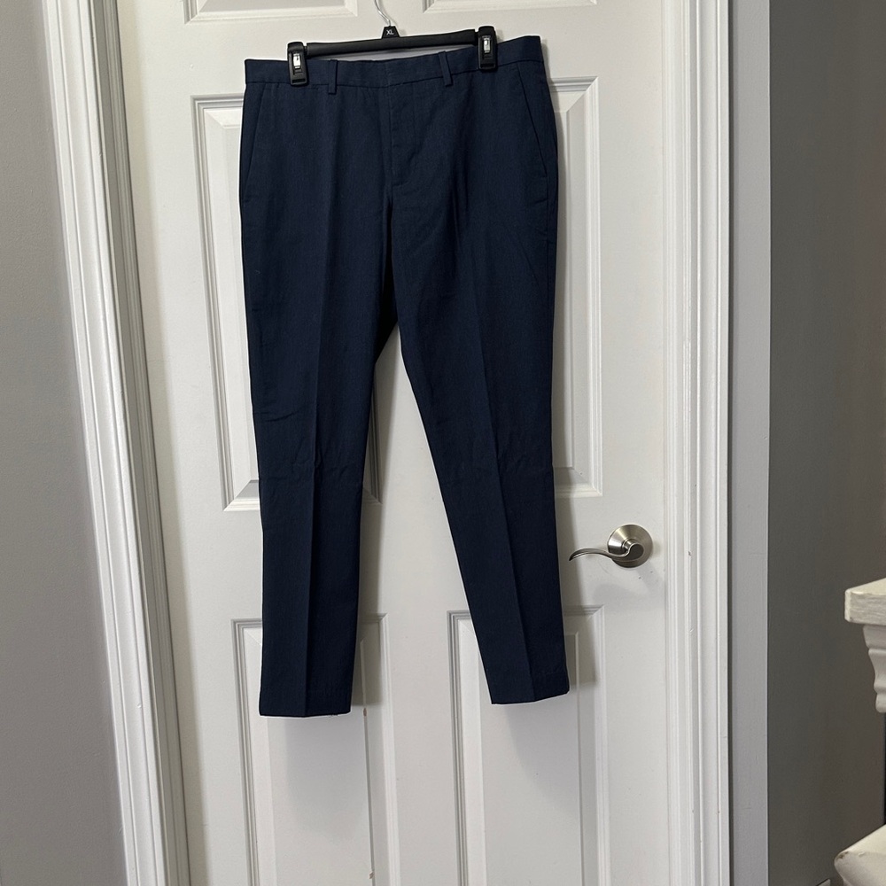 Express Men's Dark Blue Dress Pants
